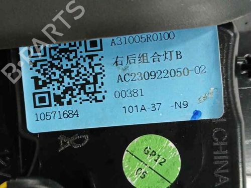 Right tailgate light MG MG ZS SUV (AZS1) 1.5 VTi | BP23959347C80 