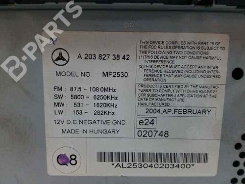 Radio MERCEDES-BENZ C-CLASS (W203) C 180 Kompressor (203.046) | BP5152050E6 