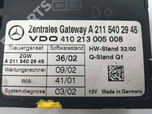 Electronic module MERCEDES-BENZ E-CLASS (W211)  | BP6138333M83 