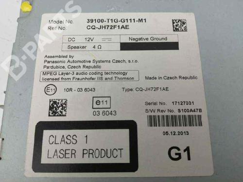 Radio HONDA CR-V IV (RM_)  | BP7871720E6