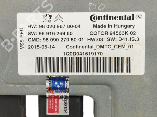 Electronic module CITROËN C4 Picasso II 1.6 BlueHDi 120 | BP16359557M83 
