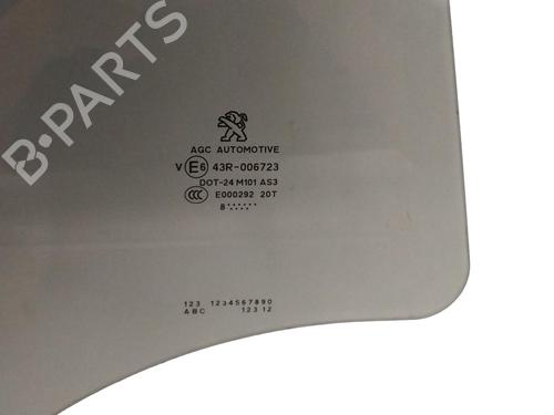 Rear right door window PEUGEOT 2008 I (CU_) 1.5 BlueHDI 120 | BP13512763C21 