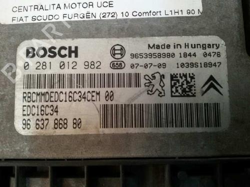 Engine control unit (ECU) FIAT SCUDO Van (270_, 272_) 1.6 D Multijet | BP1771594M57