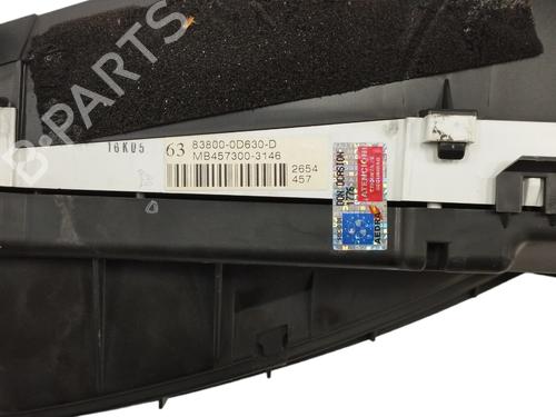 Instrument cluster TOYOTA YARIS (_P9_) 1.4 D-4D (NLP90_, NLP90R) | BP14920546C47