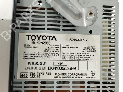 Radio LEXUS RX (_U3_)  | BP13544245E6 