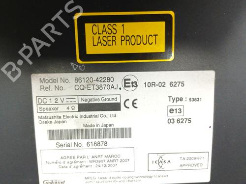 Radio TOYOTA RAV 4 III (_A3_)  | BP23576080E6 