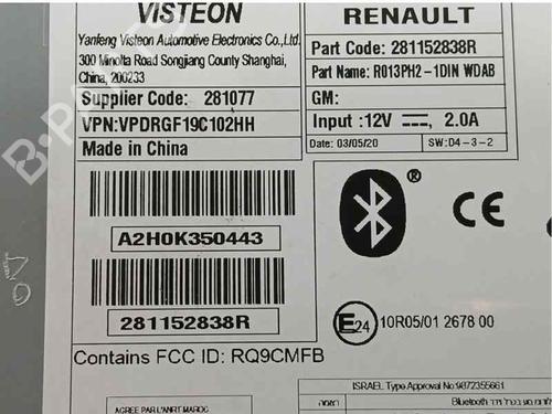 Radio RENAULT TRAFIC III Van (FG_)  | BP27151767E6 