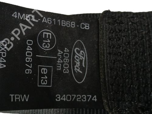 Rear left seatbelt FORD FOCUS II (DA_, HCP, DP)  | BP17572719I29 
