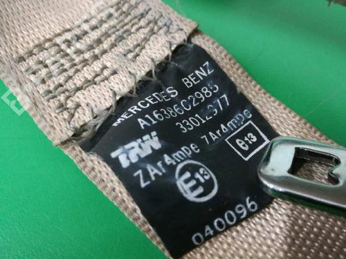 Front left seatbelt MERCEDES-BENZ M-CLASS (W163) ML 400 CDI (163.128) | BP8721711I26 