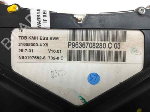 Instrument cluster PEUGEOT 307 (3A/C) 2.0 HDi 90 | BP23085198C47