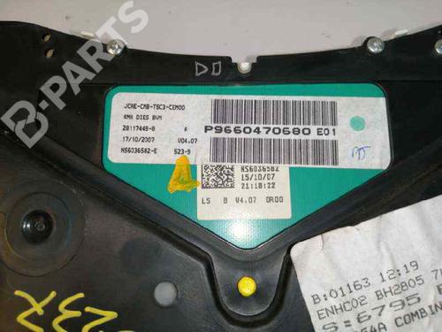 Instrument cluster PEUGEOT 307 SW (3H) 1.6 HDI 110 | BP5949123C47 