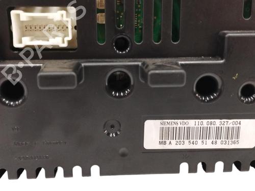 Instrument cluster MERCEDES-BENZ C-CLASS (W203)  | BP13817739C47 