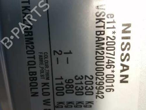 Instrument cluster NISSAN NV200 / EVALIA Bus  | BP17323465C47 