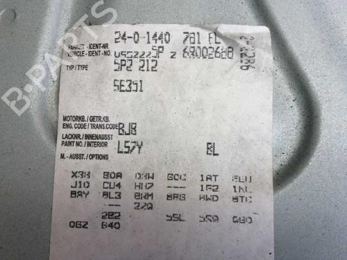 Front wiper motor SEAT TOLEDO III (5P2) 1.9 TDI | BP10977491M29 