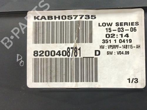 Instrument cluster RENAULT MEGANE II Saloon (LM0/1_) 1.6 16V (LM1R, LM0C) | BP18473434C47 