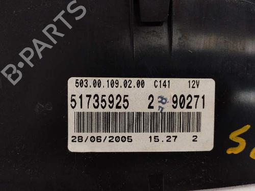 Instrument cluster FIAT CROMA (194_) 1.9 D Multijet (194AXB1B) | BP9860249C47 