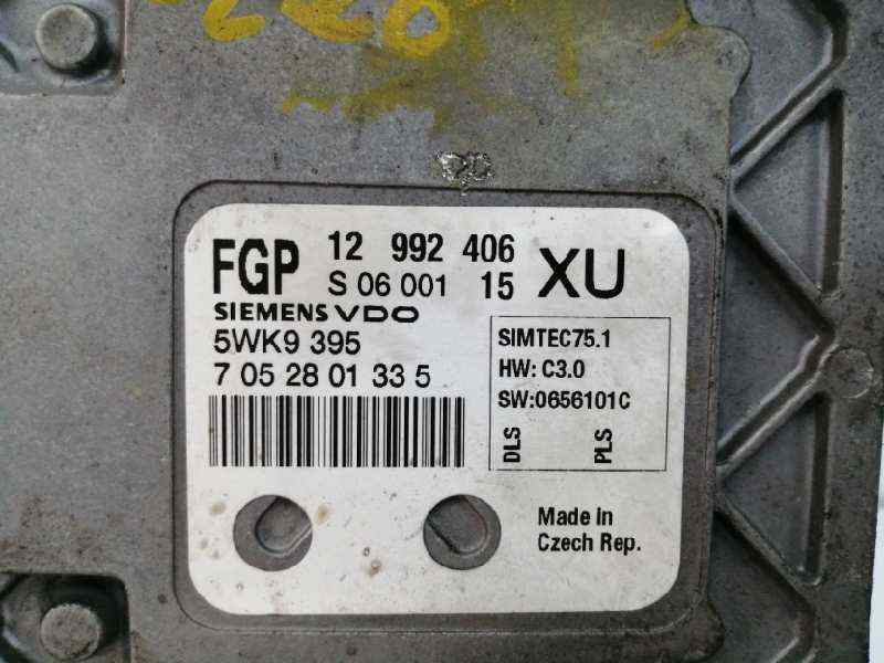 Engine control unit (ECU) OPEL ZAFIRA / ZAFIRA FAMILY B (A05) 1.8 (M75