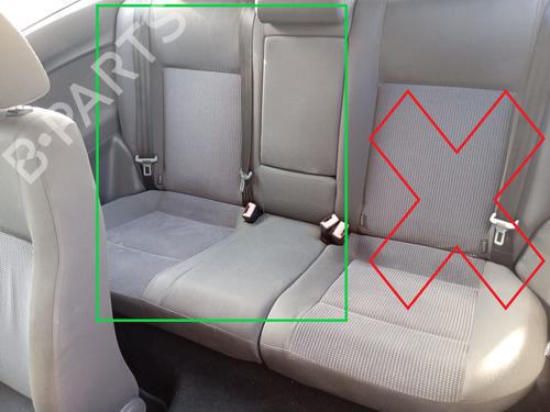 Sæde Bagtil VW POLO (9N_, 9A_) [2001-2014]  27280040