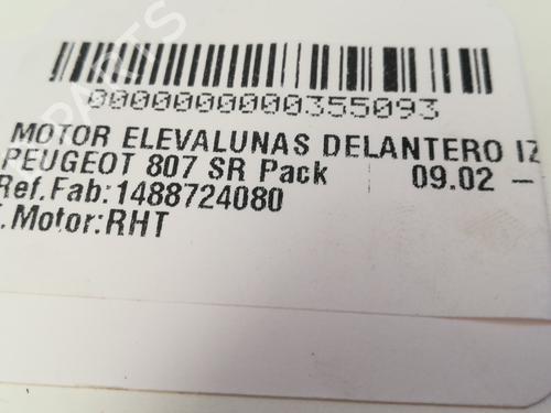 Left front window motor PEUGEOT 807 (EB_) 2.0 HDi | BP13257260E21