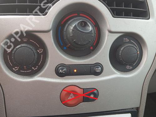 AC-Styringsenhed/Manøvreenhed RENAULT MODUS / GRAND MODUS (F/JP0_) 1.4 (JP01, JP0J) (98 hp) 29306206