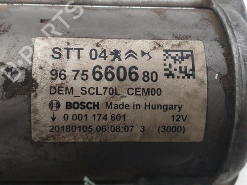 Startmotor OPEL CROSSLAND X / CROSSLAND (P17, P2QO) 1.6 Turbo D (75) | BP9360081M8 