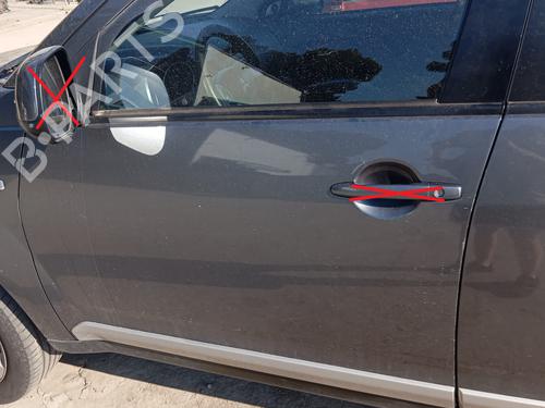Used Left front door MITSUBISHI OUTLANDER II (CW_W) 2.0 DI-D (CW8W) (140 hp) 28501903