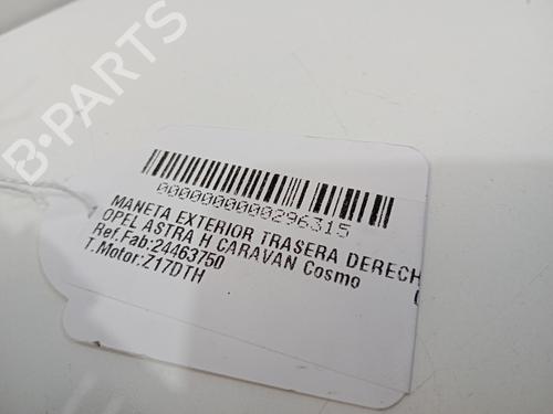 Rear right exterior door handle OPEL ASTRA H Estate (A04) 1.7 CDTI (L35) | BP16228504C130 