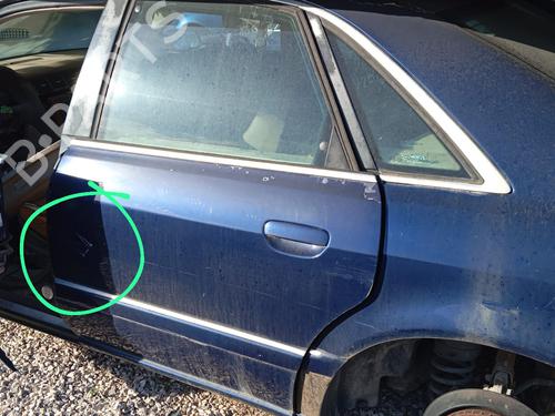 Used Left rear door AUDI A8 D2 (4D2, 4D8) 2.5 TDI (180 hp) 12274294