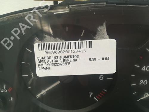 Instrument cluster OPEL ASTRA G Hatchback (T98)  | BP9348197C47 
