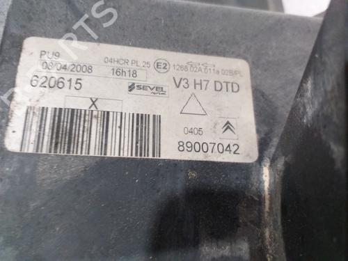 Højre forlygte CITROËN C8 (EA_, EB_) 2.0 HDi | BP16199461C29 