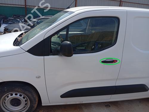 Used Front left exterior door handle OPEL COMBO Box Body/MPV (K9) 1.5 D (102 hp) 29078525