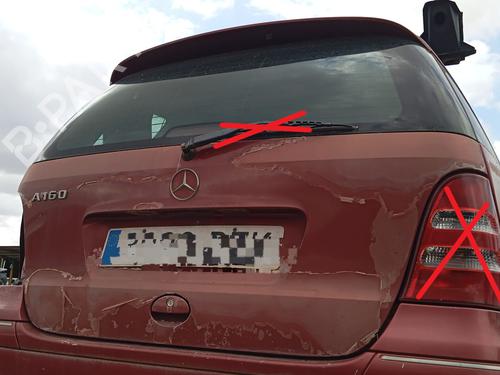 Used Tailgate MERCEDES-BENZ A-CLASS (W168) A 160 (168.033, 168.133) (102 hp) 24404418