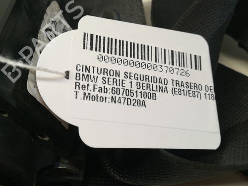 Rear right seatbelt BMW 1 (E87) 118 d | BP15349790I28