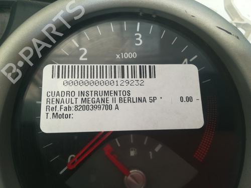 Instrument cluster RENAULT MEGANE II (BM0/1_, CM0/1_)  | BP9348097C47 