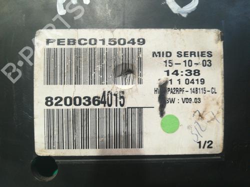 Instrument cluster RENAULT MEGANE II (BM0/1_, CM0/1_)  | BP9348100C47 