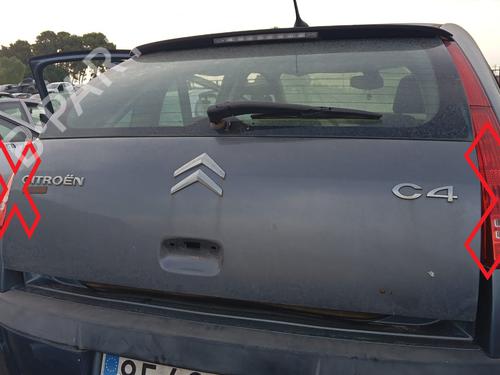 Used Tailgate CITROËN C4 I (LC_) [2004-2014]  26331497