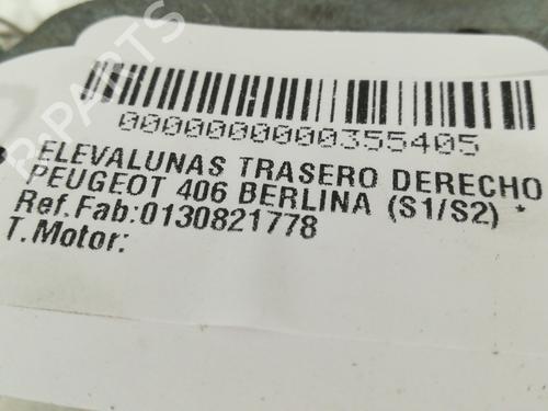 Rear right window mechanism PEUGEOT 406 (8B)  | BP13313719C25 