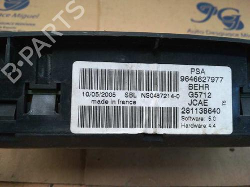 AC Styreenhet / Manøvreringsenhet PEUGEOT 307 (3A/C)  | BP9353123I5 