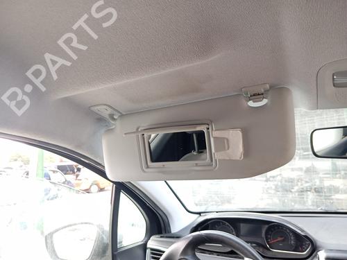 Used Left sun visor PEUGEOT 208 I (CA_, CC_) 1.2 VTI 82 (82 hp) 25925395