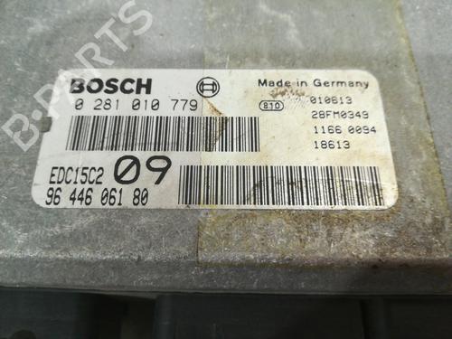 Engine control unit (ECU) PEUGEOT 307 (3A/C)  | BP9349380M57 