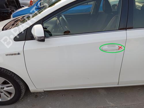 Used Front left exterior door handle TOYOTA AURIS Estate (_E18_) 1.8 Hybrid (ZWE186_, ZWE186R, ZWE186H) (136 hp) 21093941