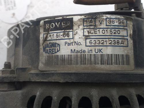 Alternator ROVER 200 II Hatchback (RF)  | BP9351993M7 