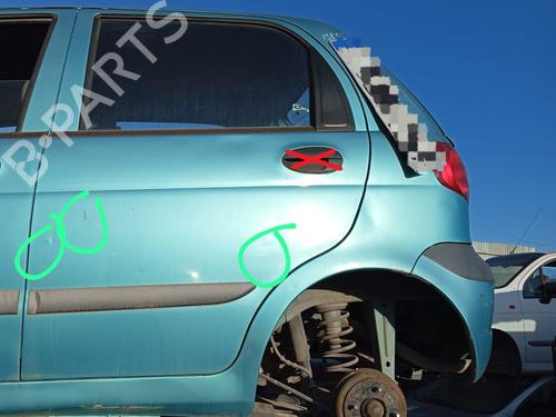 Used Left rear door DAEWOO MATIZ (M100, M150) 0.8 (52 hp) 16231187