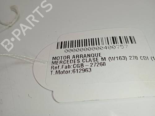 Starter MERCEDES-BENZ M-CLASS (W163) ML 270 CDI (163.113) | BP17192145M8 
