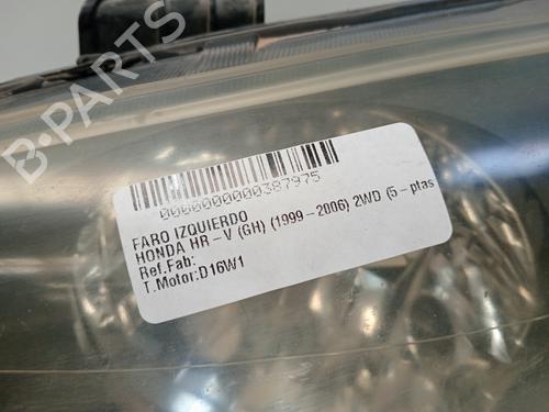 Left headlight HONDA HR-V (GH_) 1.6 16V (GH1, GH3) | BP16961412C28 