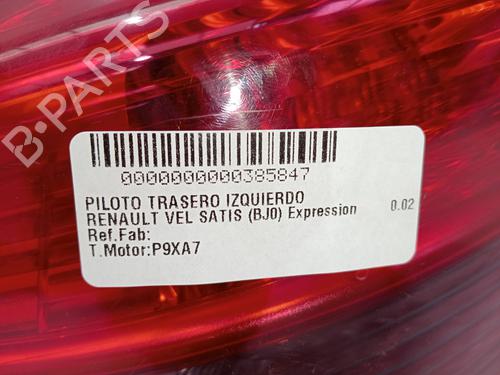 Left taillight RENAULT VEL SATIS (BJ0_) 3.0 dCi (BJ0J, BJ0N) | BP16680688C34 