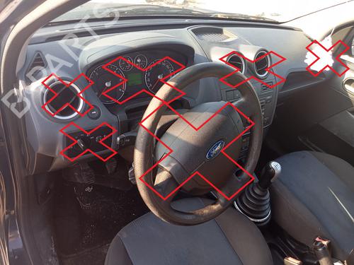 Used Dashboard FORD FIESTA V (JH_, JD_) 1.4 TDCi (68 hp) 22925321