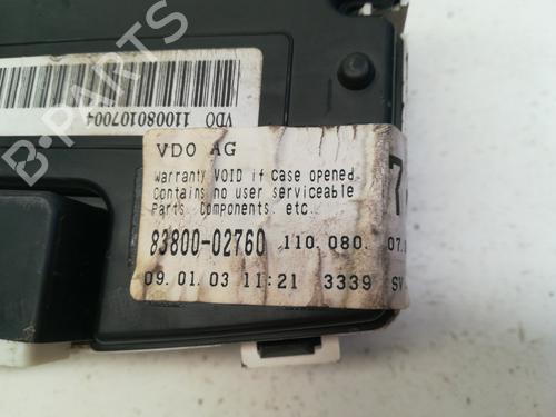 Instrument cluster TOYOTA COROLLA (_E12_) 2.0 D-4D (CDE120_, CDE120R) | BP9356355C47 