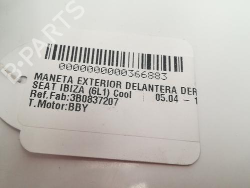 Front right exterior door handle SEAT IBIZA III (6L1)  | BP15518972C129 
