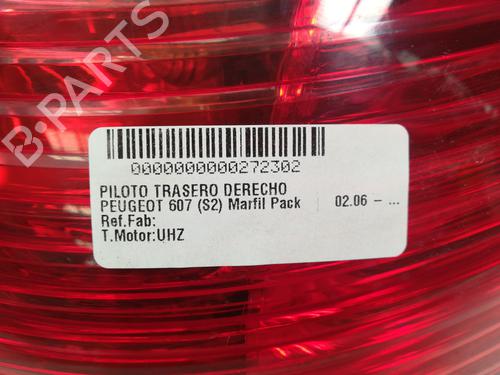 Right taillight PEUGEOT 607 (9D, 9U)  | BP9432351C35 